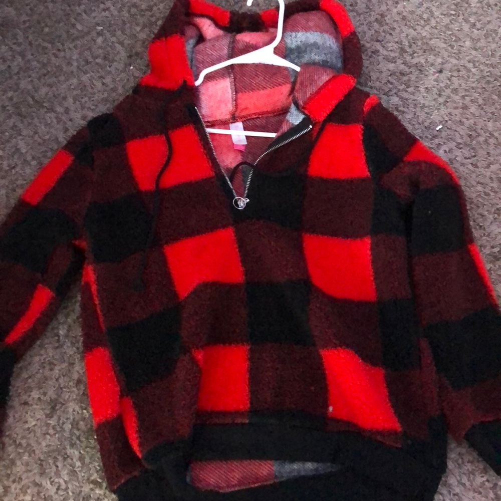 Fluffy Half Zip Jacket